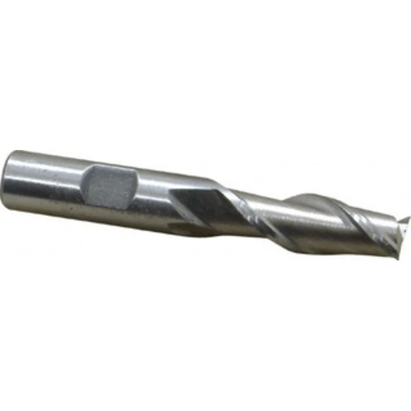 Value Collection 1/2, 1-1/4 LOC, 1/2 Shank Diam, 3-1/4 OAL, 2 Flute, High Speed Steel Square End Mill Single End, Unc...
